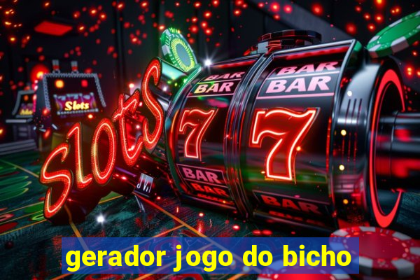 gerador jogo do bicho